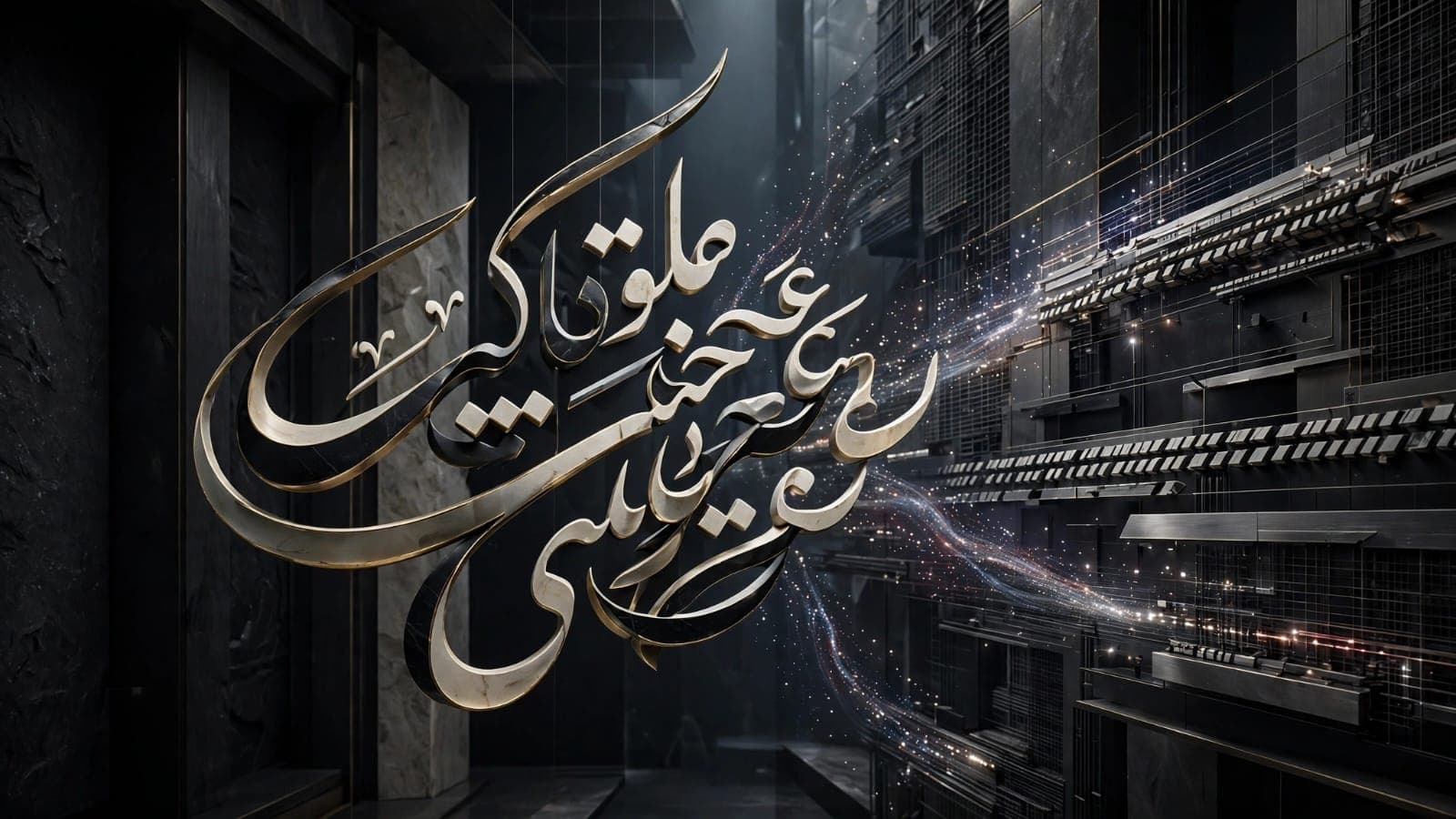 UrduLLM-Lab Urdu language modeling and multilingual AI research artwork